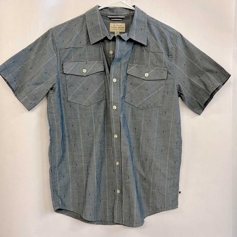Lucky Brand Boys Large (14/16) Button up shirt